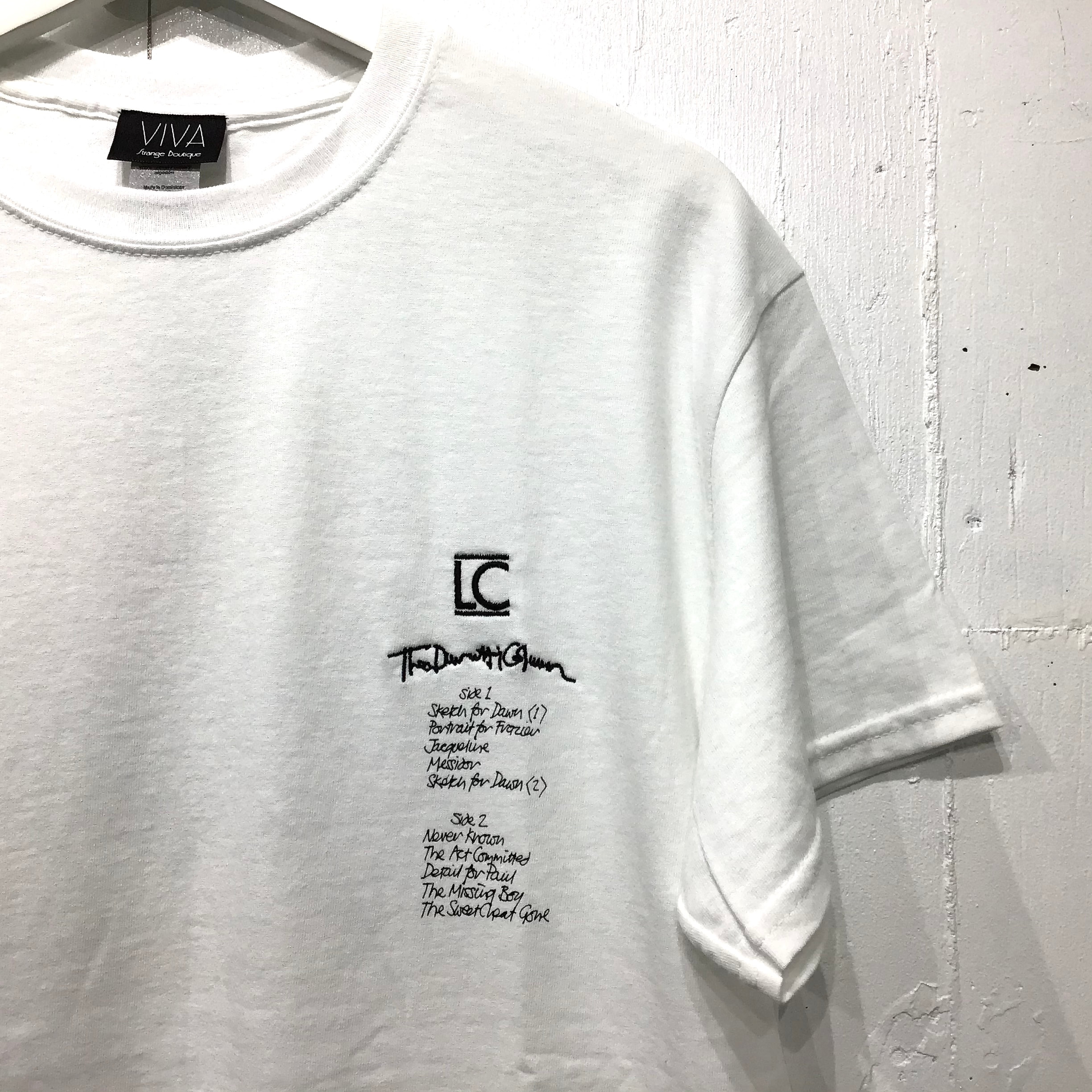 THE DURUTTI COLUMN “LC” Logo Embroiderd T-shirt